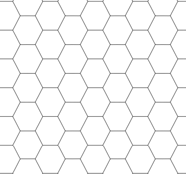 Méhsejt minta Tapéta Geometriai - TenStickers