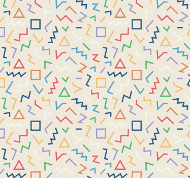 Geometriai minta árnyalatai Tapéta Geometriai - TenStickers