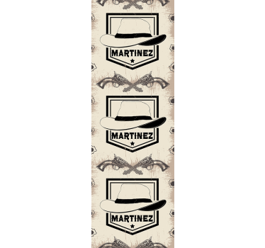 Cowboy kalap design Tapéta felirat - TenStickers
