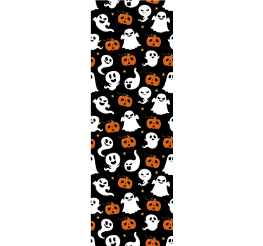 Díszes halloween szellemek lounge háttérkép - TenStickers