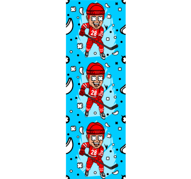 Vicces hokis gyerekek háttérkép - TenStickers
