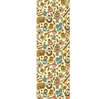 Orosz elemek minta gyermek tapéta - TenStickers