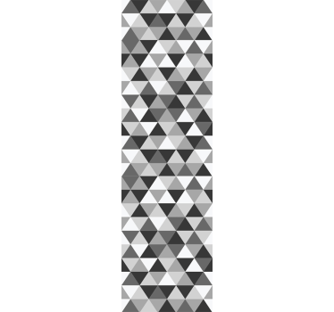 Szürke háromszögek geometriai háttérkép - TenStickers