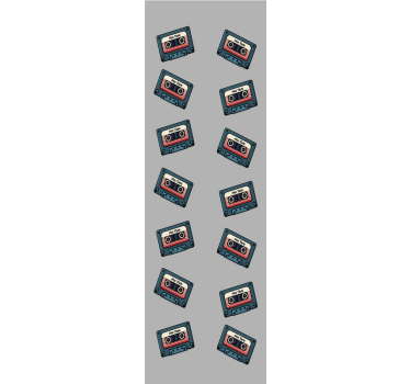Kazetta mintás vintage háttérképek - TenStickers