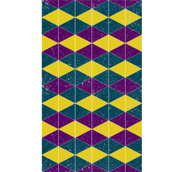 Geometrikus mintás kivitel Tapéta Geometriai - TenStickers
