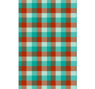 Gingham minta Tapéta Geometriai - TenStickers