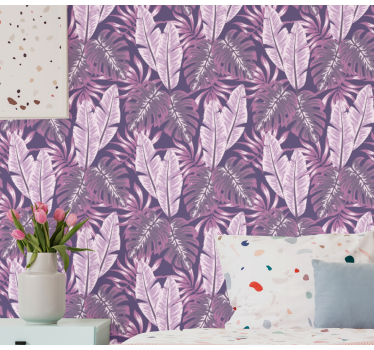 Lila maranta természet tapéta - TenStickers