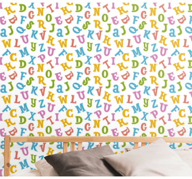 ábécé móka Tapéta felirat - TenStickers