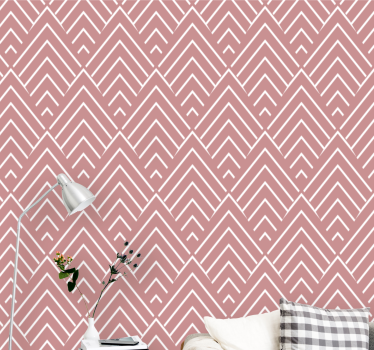 Absztrakt chevron minta Tapéta Geometriai - TenStickers
