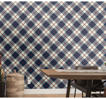 Argyle minta Tapéta Geometriai - TenStickers