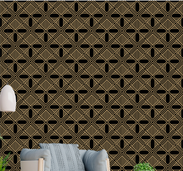 Art deco nagy gatsby stílusú minta klasszikus tapéta minták - TenStickers