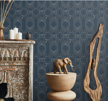 Art déco rombusz tapéta klasszikus - TenStickers