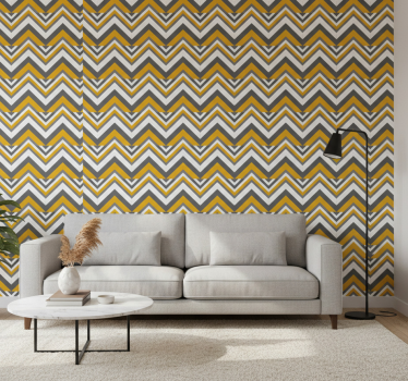 Chevron csíkos motívum tapéta geometriai - TenStickers