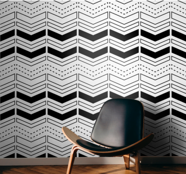 Chevron vonalak minta Tapéta Geometriai - TenStickers