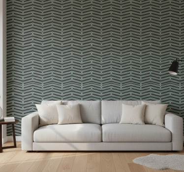 Chevron vonalak tapéta geometriai - TenStickers
