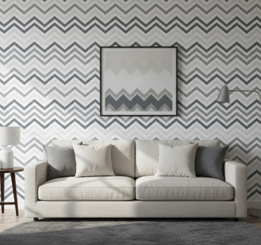 Chic chevron motívum tapéta geometriai - TenStickers