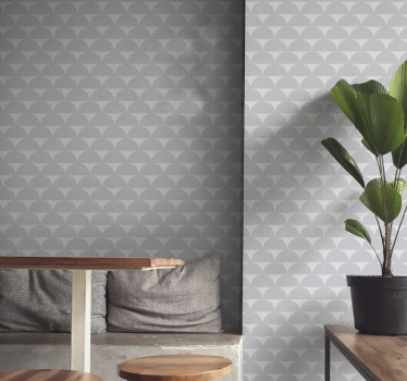 Csipkézett minta Tapéta Geometriai - TenStickers