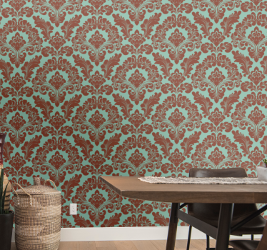 Elegáns damask mintás barokk tapéta - TenStickers