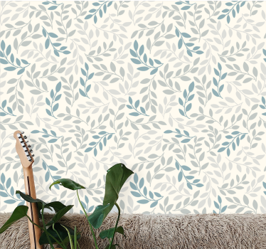 Elegáns levélelrendezés Tapéta levelek - TenStickers