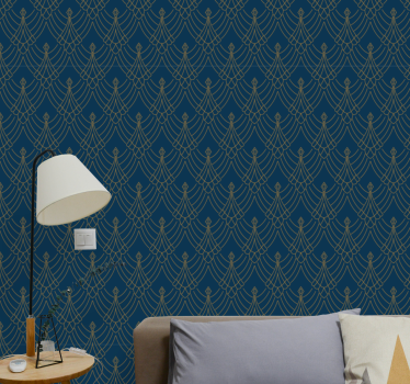 Elegáns levélkialakítás Tapéta Modern - TenStickers