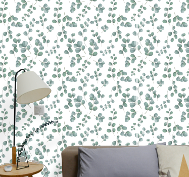 Elegáns zökkenőmentes minta akvarell virágos ledroom tapéta - TenStickers