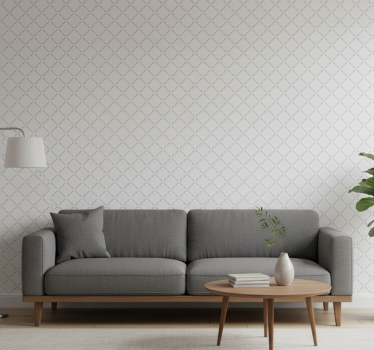 Folyamatos vonalmintás tapéta geometriai - TenStickers