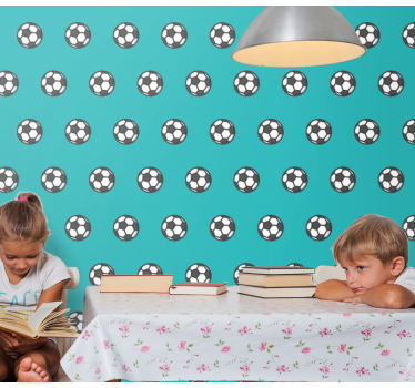 Futball-labda minta Gyerekszoba tapéta - TenStickers