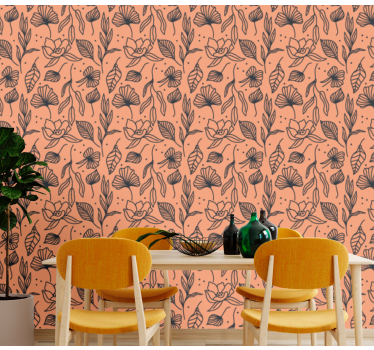 Galéria stencil minta kortárs tapéta - TenStickers