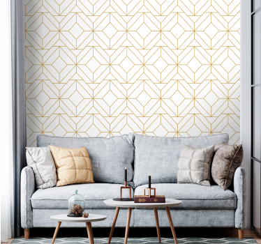 Geometriai kockák Tapéta Geometriai - TenStickers