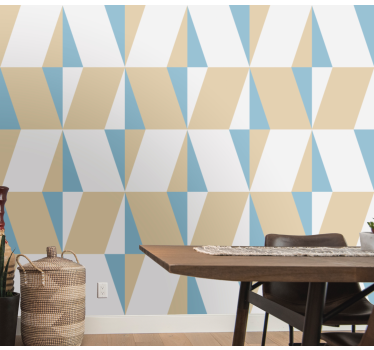 Geometriai minimalista formák kortárs tapéta - TenStickers