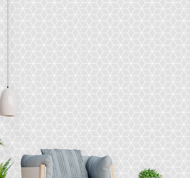 Geometriai rácsszerkezet Tapéta Geometriai - TenStickers