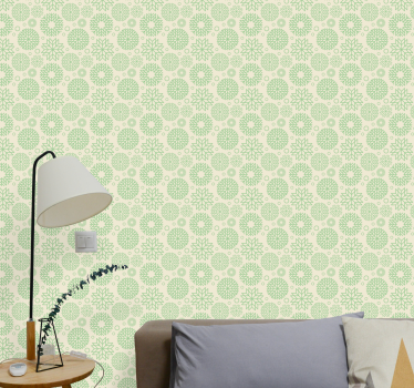 Geometrikus minta nyomtatás Tapéta Geometriai - TenStickers