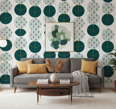 Glamour stílusú geometriai tapéta - TenStickers