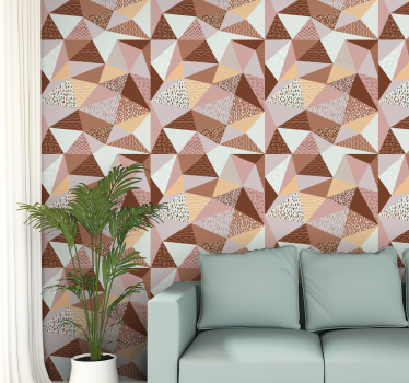 Háromszögek - kompozíció geometriai háromszög háttérkép - TenStickers