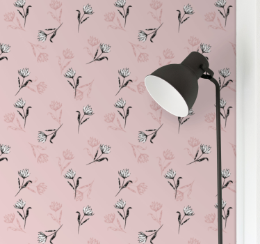 Időtlen virágos elegancia Tapéta Virágok - TenStickers