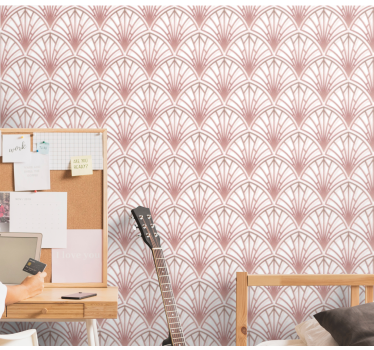 Elegáns art déco rajongók Tapéta Modern - TenStickers