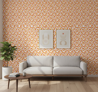 Kör alakú minták sorozata - tapéta geometriai - TenStickers