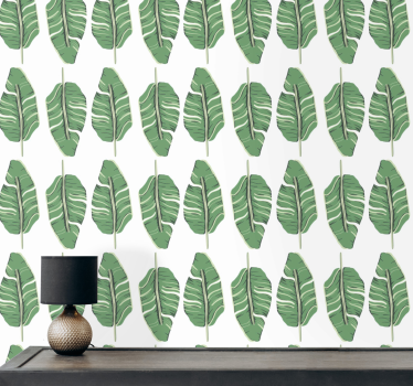 Leveles zöld elegancia Tapéta levelek - TenStickers