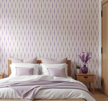 Lila rabaul ikat Geometrikus tapéta - TenStickers