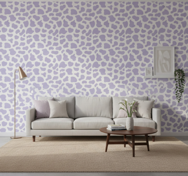 Lila tehénmintás tapéta modern - TenStickers