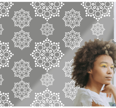 Mandala dot minta kortárs tapéta - TenStickers