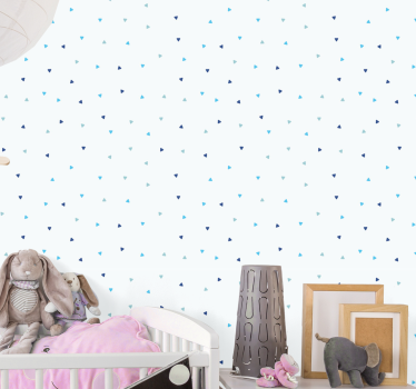 Minimalista háromszögek Tapéta Geometriai - TenStickers