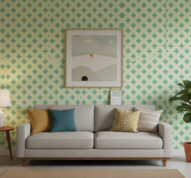 Mint plus formák tapéta geometriai - TenStickers