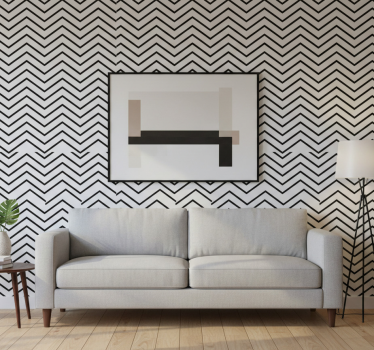 Modern tapéta chevron mintás design - TenStickers