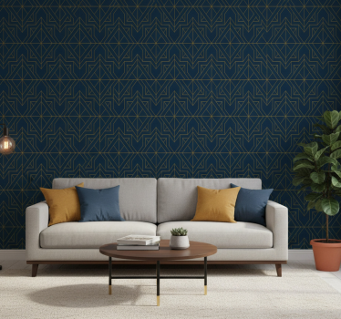 Modern tapéta geometrikus elrendezés koncepció - TenStickers