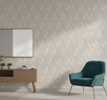 Modern tapéta geometrikus mintás vonalakkal - TenStickers