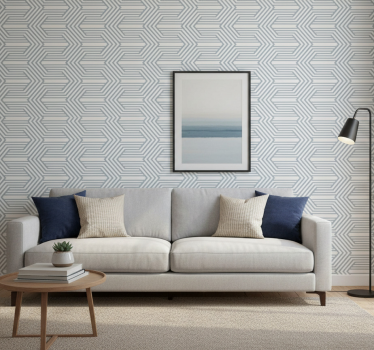 Modern tapéta geometrikus vonalkoncepció - TenStickers