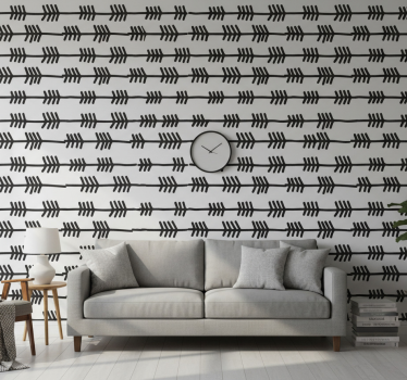 Modern tapéta – nyílvessző mintás design - TenStickers