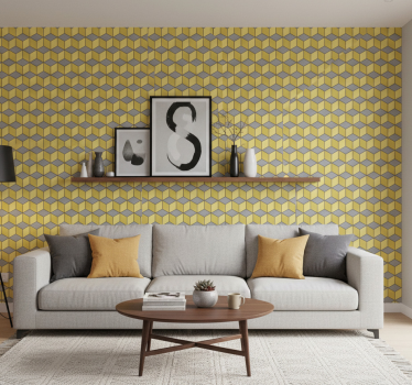Pantone négyzetek tapéta geometriai - TenStickers