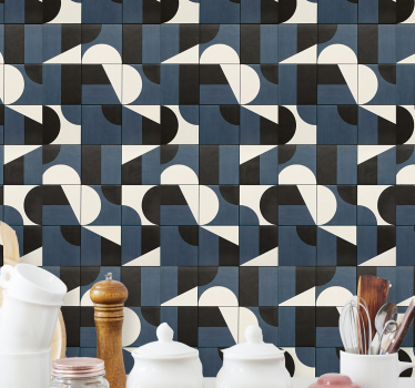 Puzzle modern csempe kortárs tapéta - TenStickers